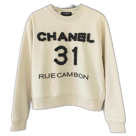 chanel 31 rue cambon sweater|Chanel flannel cardigan.